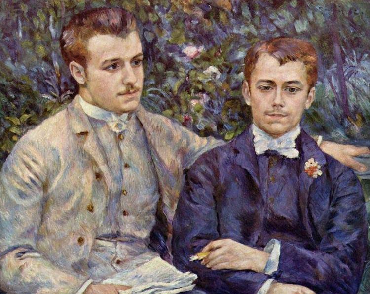 Pierre-Auguste Renoir Portrait of Charles and Georges Durand Ruel,
